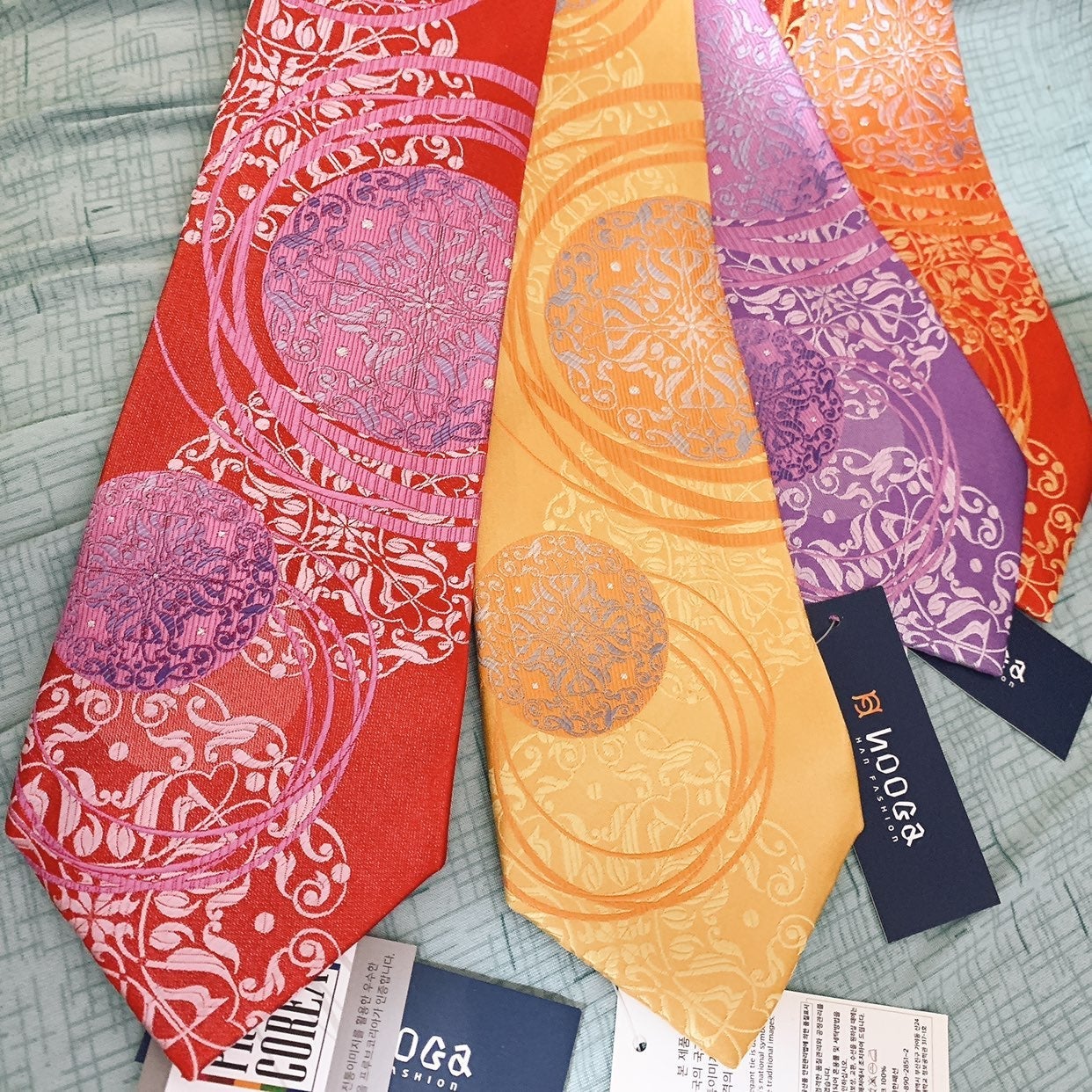 New-Korean traditional pattern tie