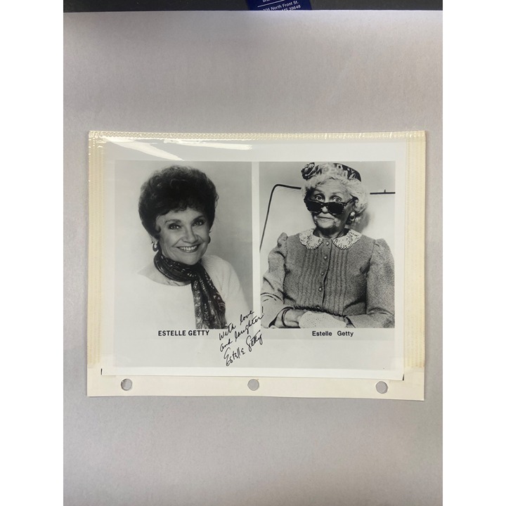 Autographed Estelle Getty Photo Collage