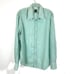 Mens Size XL BOSS Hugo Boss Turquoise Blue Classic Striped Oxford Dress Shirt