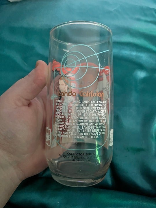 Vintage 1980 Burger King/Coca-Cola Star Wars collectable glasses