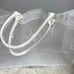 Alo Yoga Fitness Gym SHEER TOTE BAG Mesh Yoga Gym Shopping Bag White
