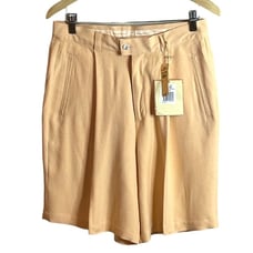 Tommy Bahama Tee Time Orangeable Silk Shorts Belt Loops Pockets Size 14