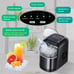 Countertop Ice Maker Machine,26Lbs/24H Compact Automatic Ice Makers