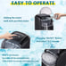 Countertop Ice Maker Machine,26Lbs/24H Compact Automatic Ice Makers