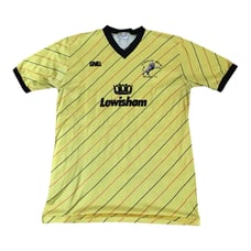 Vintage Millwall FC Spall Jersey Mens XL 1988 1989 Soccer Football Shirt Yellow