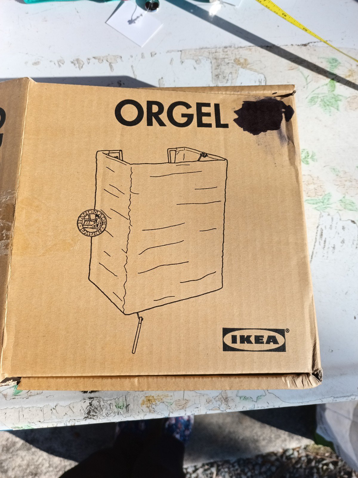 IKEA Orgel rice paper light