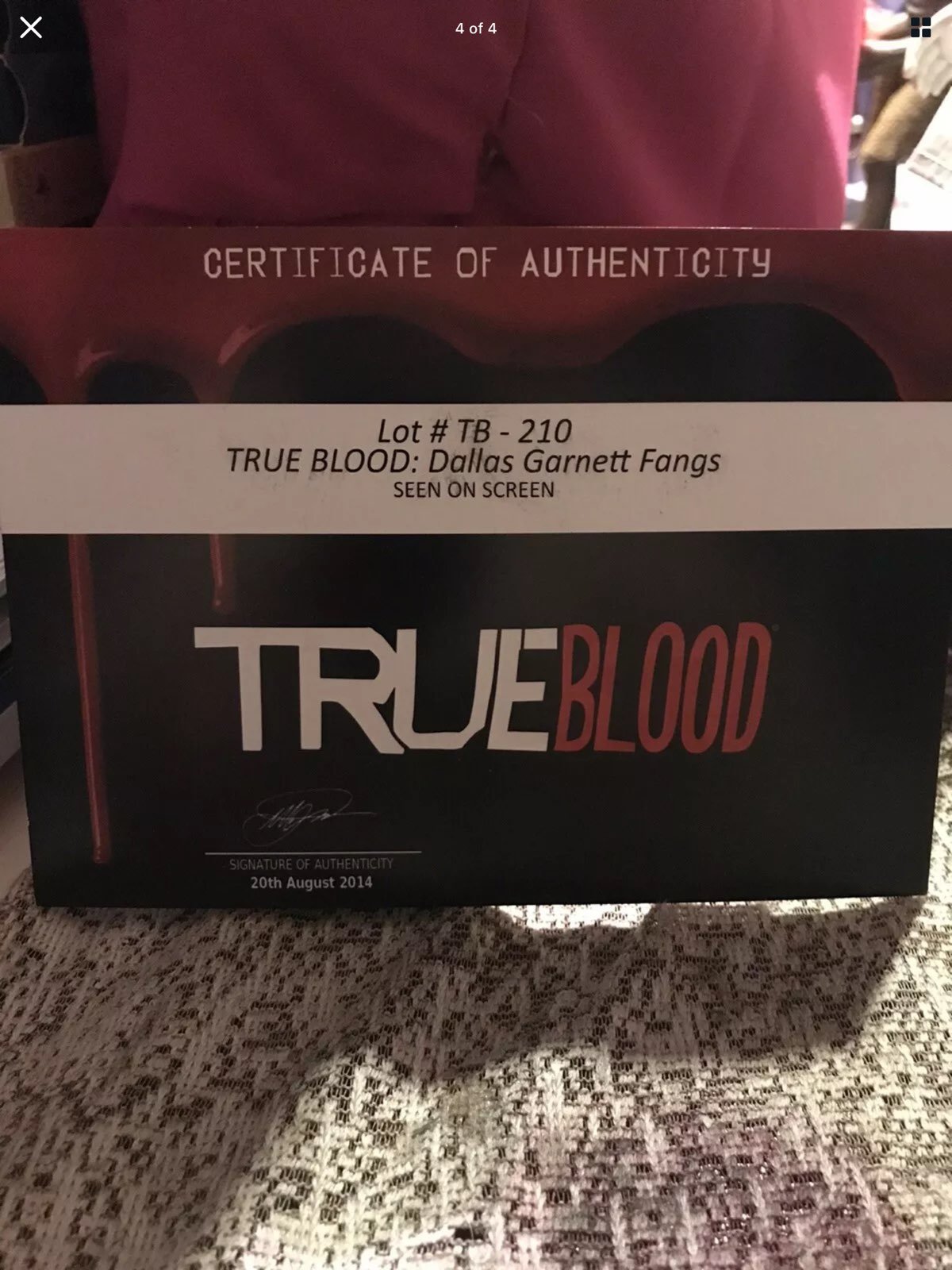 Screen used True Blood Fangs!