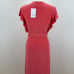 Misa Los Angeles Irina Wrap Maxi Dress Draped Formal Belted Ruffle Pink XS NWT