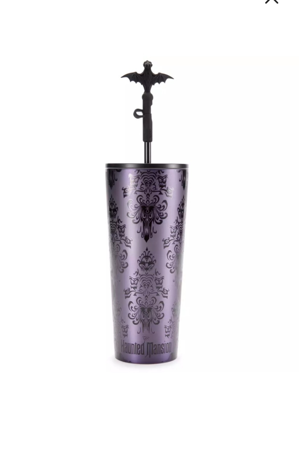 New Disney 2025 Haunted Mansion Stainless Steel Starbucks Tumbler Cup with Straw