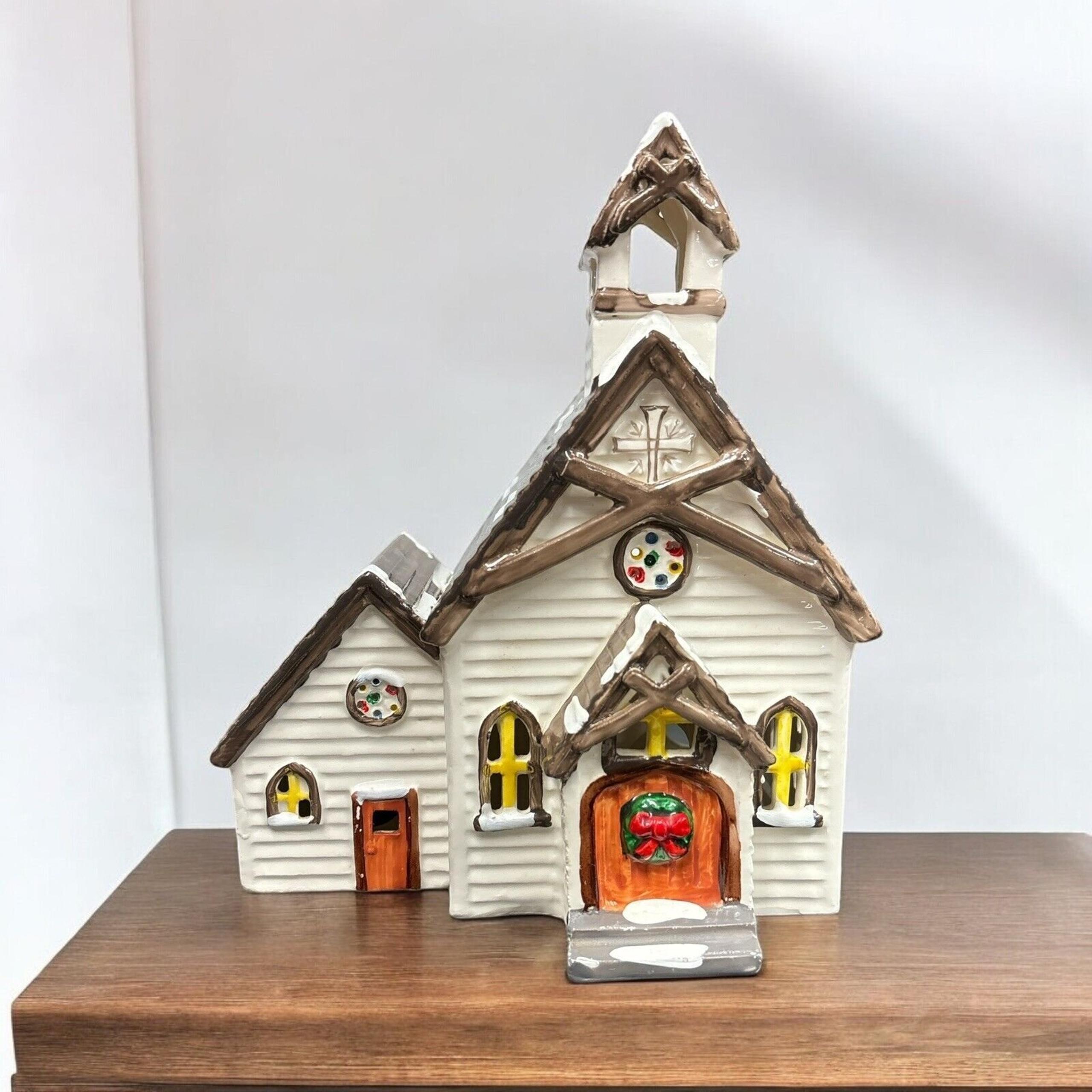 Department 56 Snow House Series-Wooden Church #5031-8 Christmas Holiday Decor