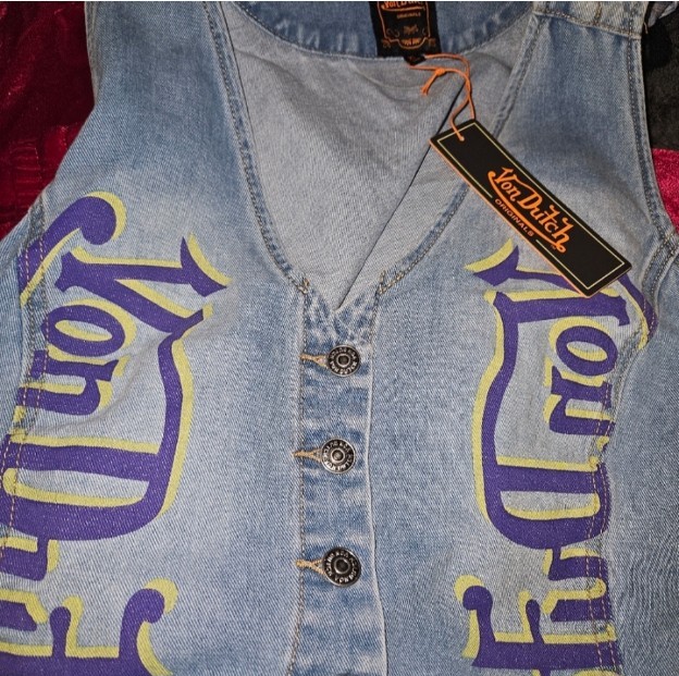 Von Dutch denim vest xl