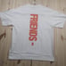 VLONE Friends Orange V Short Sleeve White T-shirt