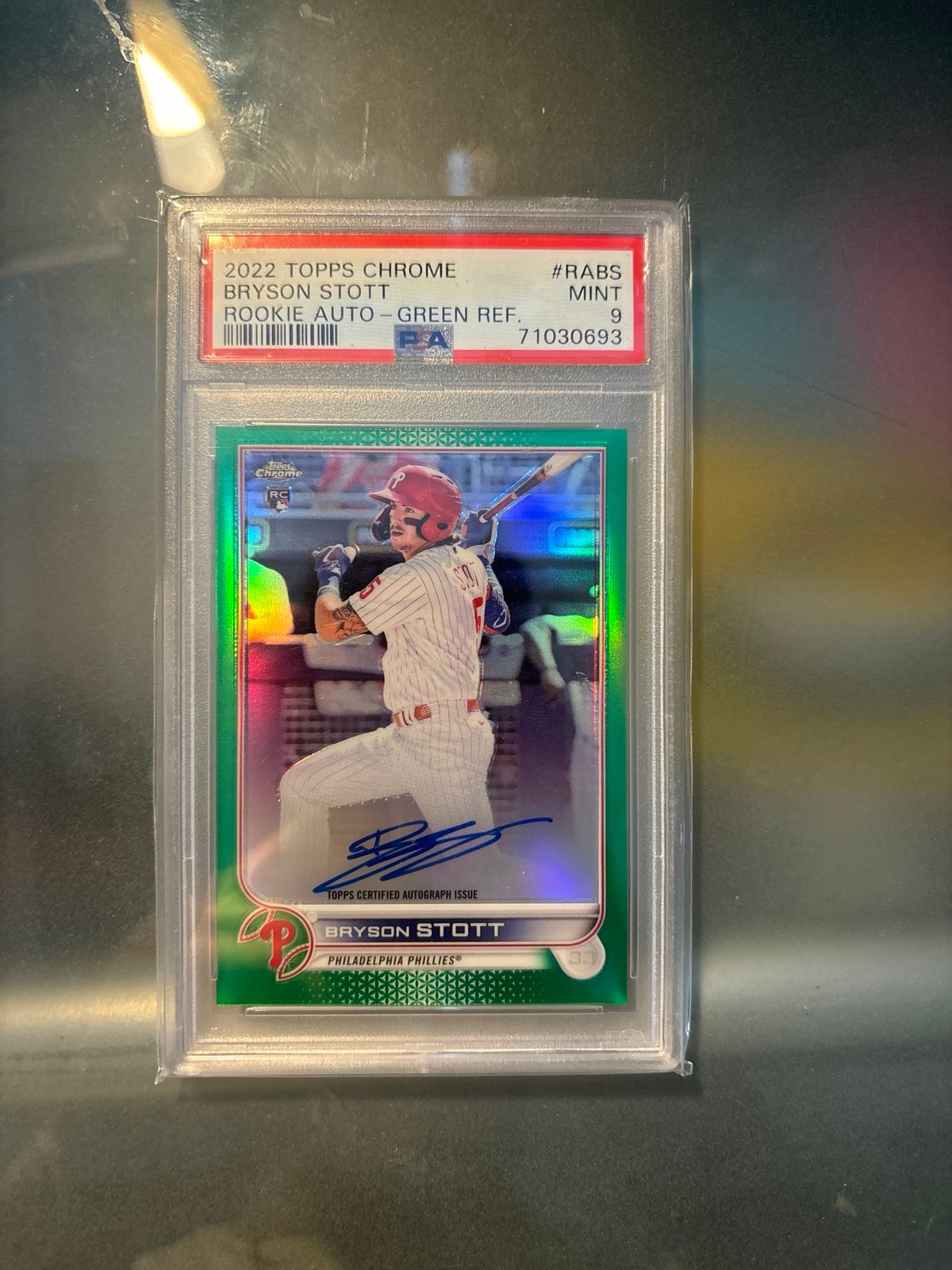 Bryson stott rookie auto