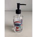 Disney Stitch & Scrump Christmas Santa Hat Soap Dispenser Clear Glass NEW
