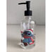 Disney Stitch & Scrump Christmas Santa Hat Soap Dispenser Clear Glass NEW