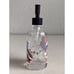 Disney Stitch & Scrump Christmas Santa Hat Soap Dispenser Clear Glass NEW