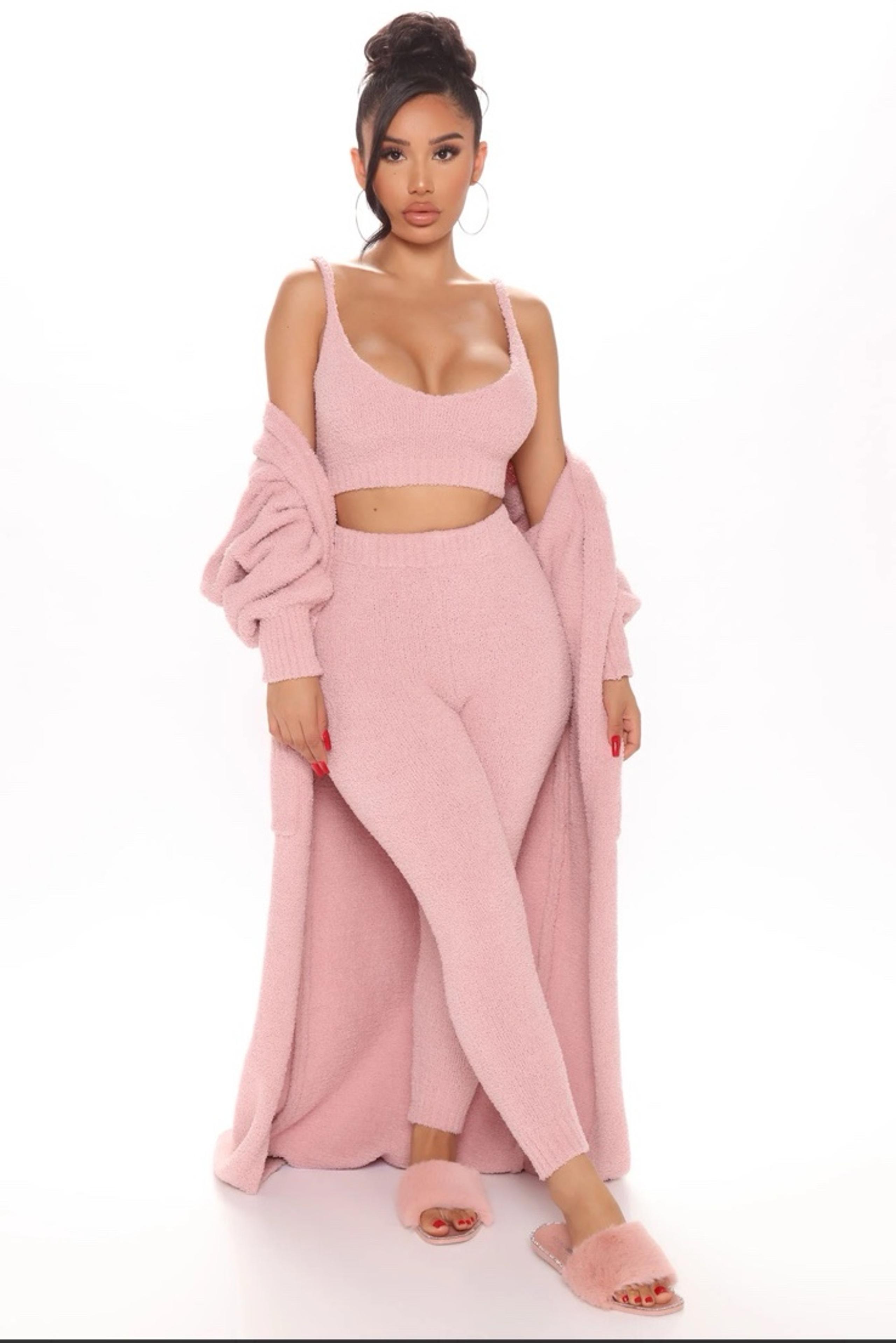 Living In It - 3 Piece Legging Set - Pink