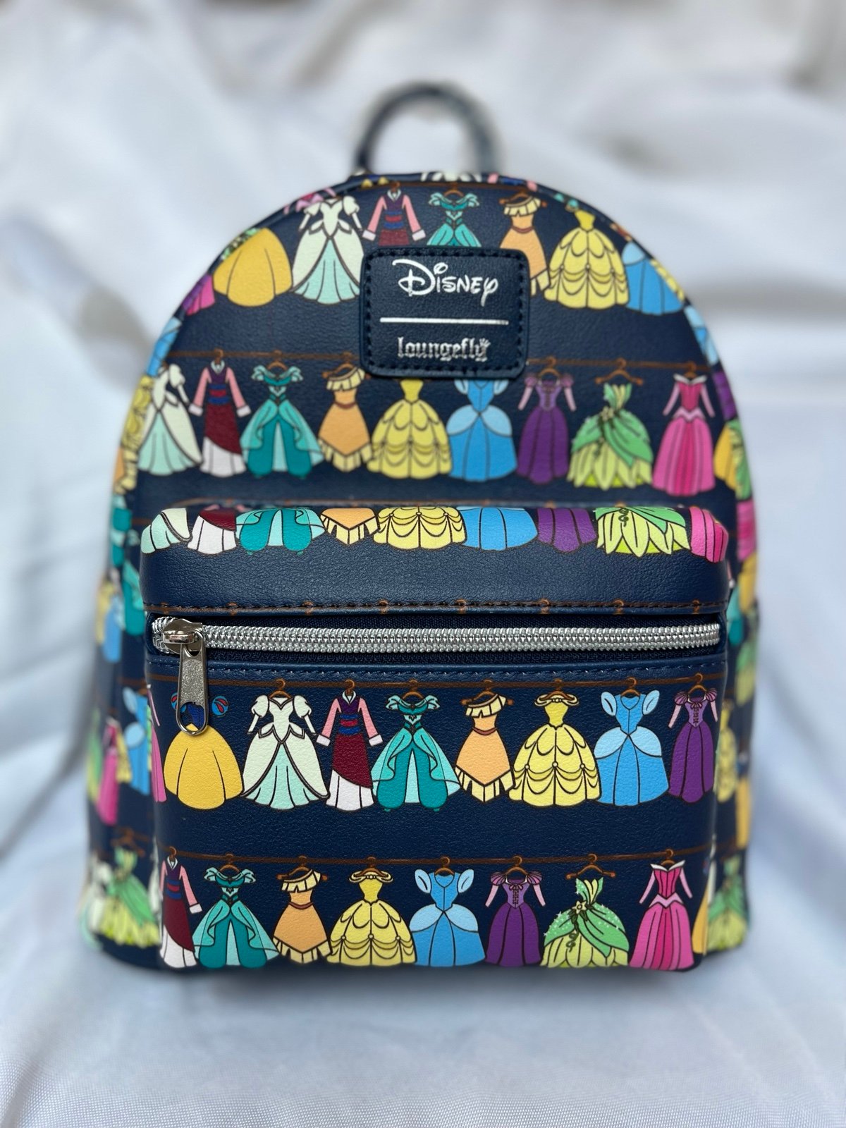 Disney princess dresses, Loungefly minibackpack