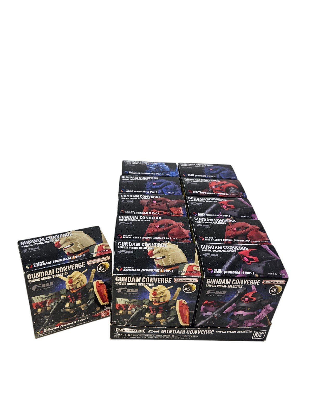 Gundam Converge MOVIE VISUAL SELECTION all 7 types