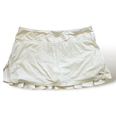 Lululemon mini Skirt/Skort White Size 8 Pickleball/Tennis