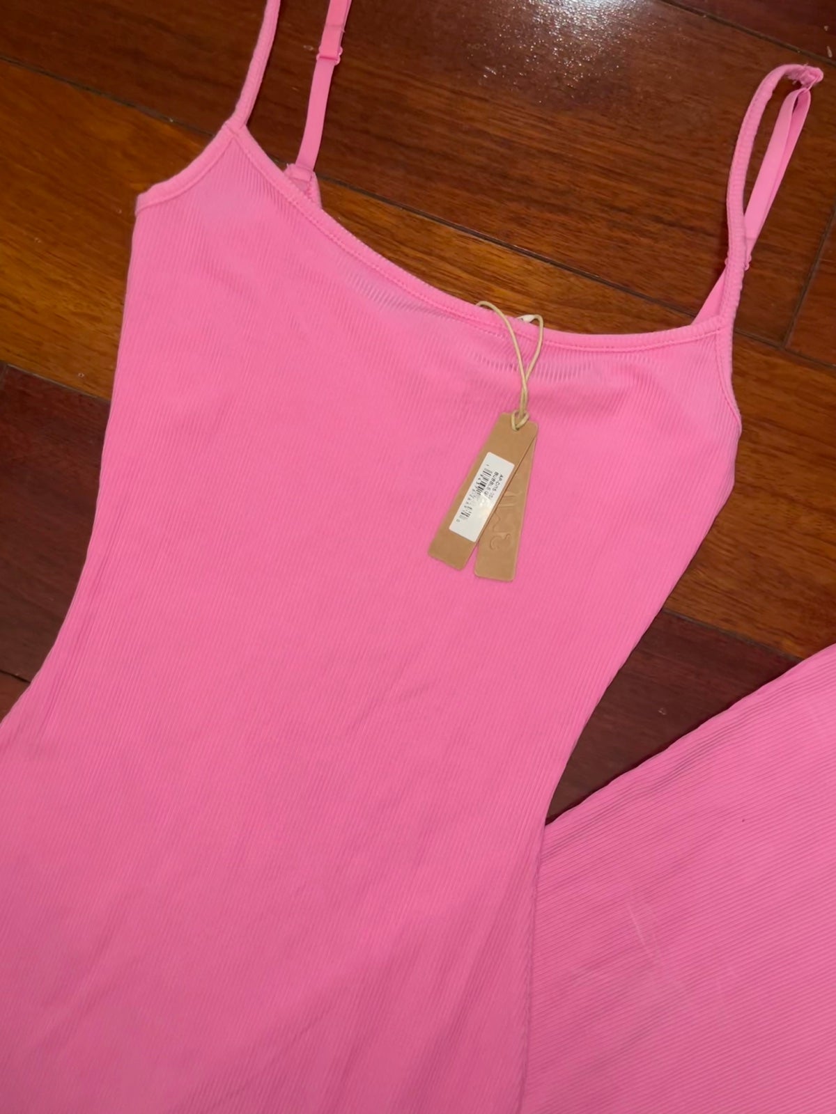 SKIMS RARE BUBBLEGUMPINK SOFT LOUNGE SLIP DRESS SIZE SMALL