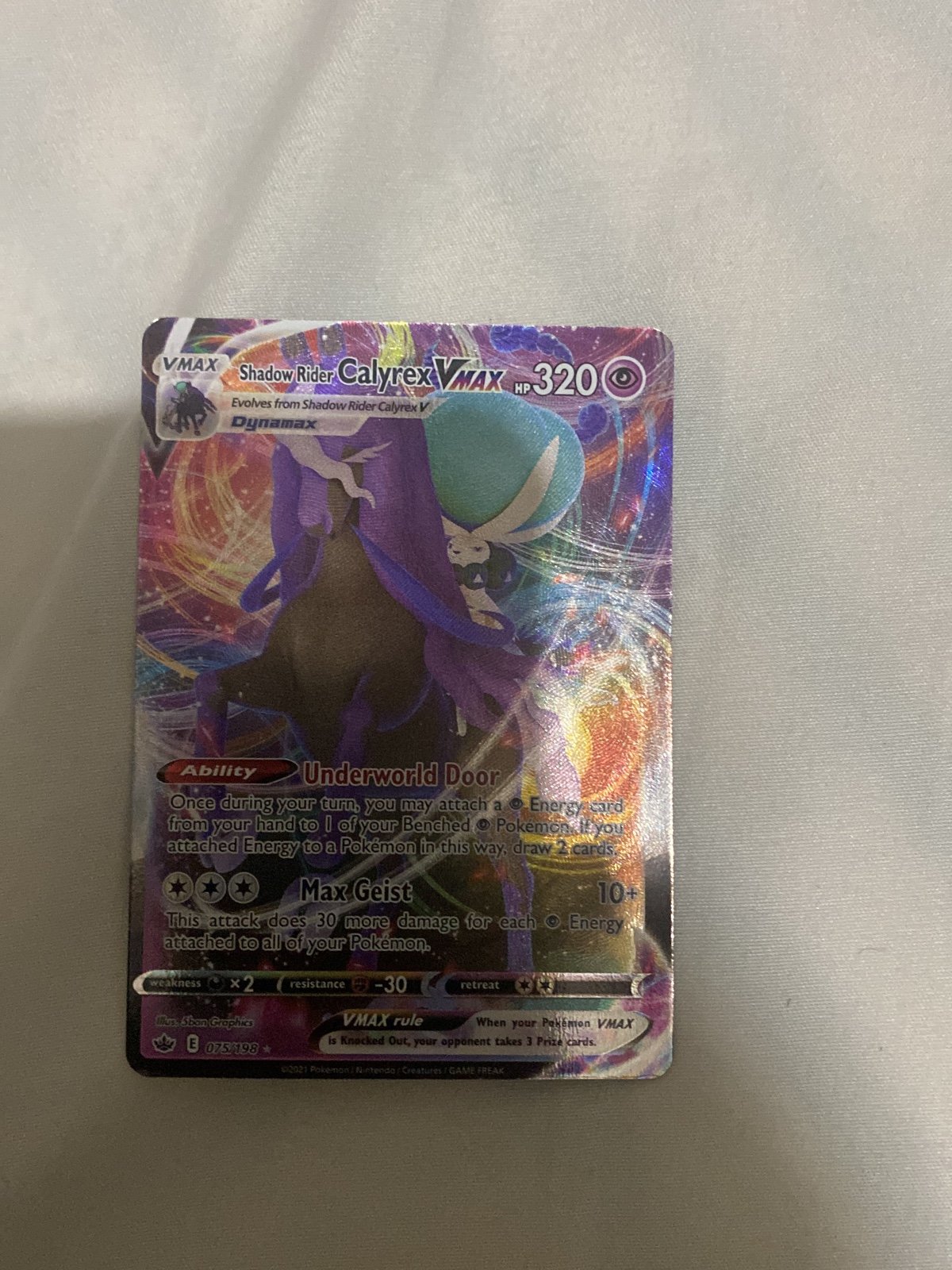 Pokemon Shadow Rider Calyrex VMAX