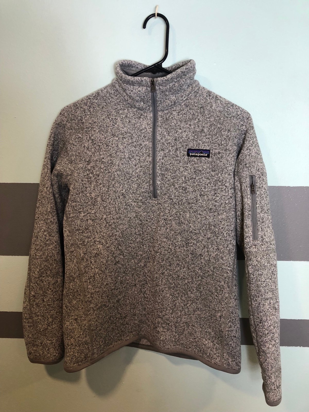 Patagonia Womens Grey Better Sweater 3/4 Zip