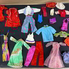 Vintage 22pc Handmade Barbie clothes No Tags Mixed Lot