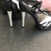 Bebe Darya Black Elegant Evening Heel