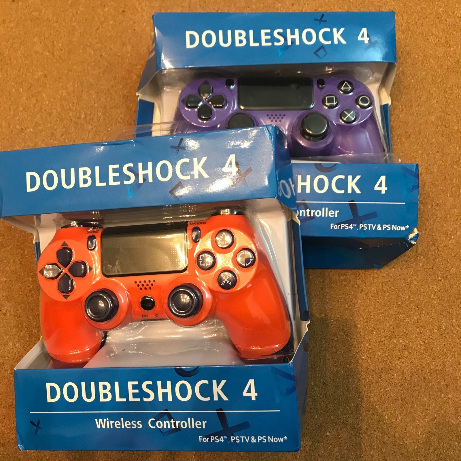 SET OF 2 | Wireless Controllers in Blue for PlayStation4