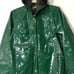 Womens Lot One Of Boston Rain Slicker Hooded Rain Jacket Sz Med