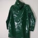Womens Lot One Of Boston Rain Slicker Hooded Rain Jacket Sz Med