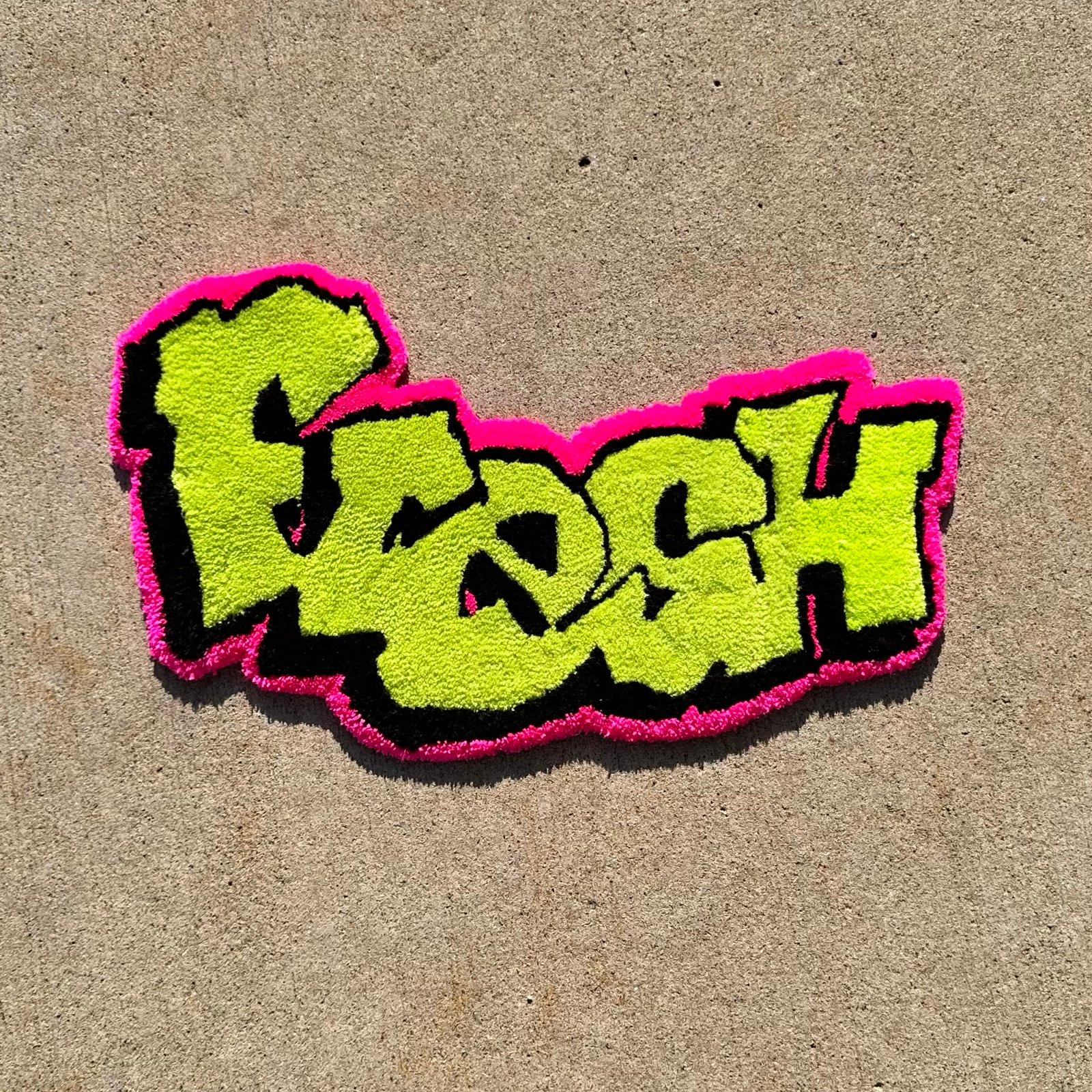“Fresh” logo rug