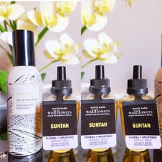 4pc Bath & body works Suntan Concentrated Room spray wallflower refill NEW!