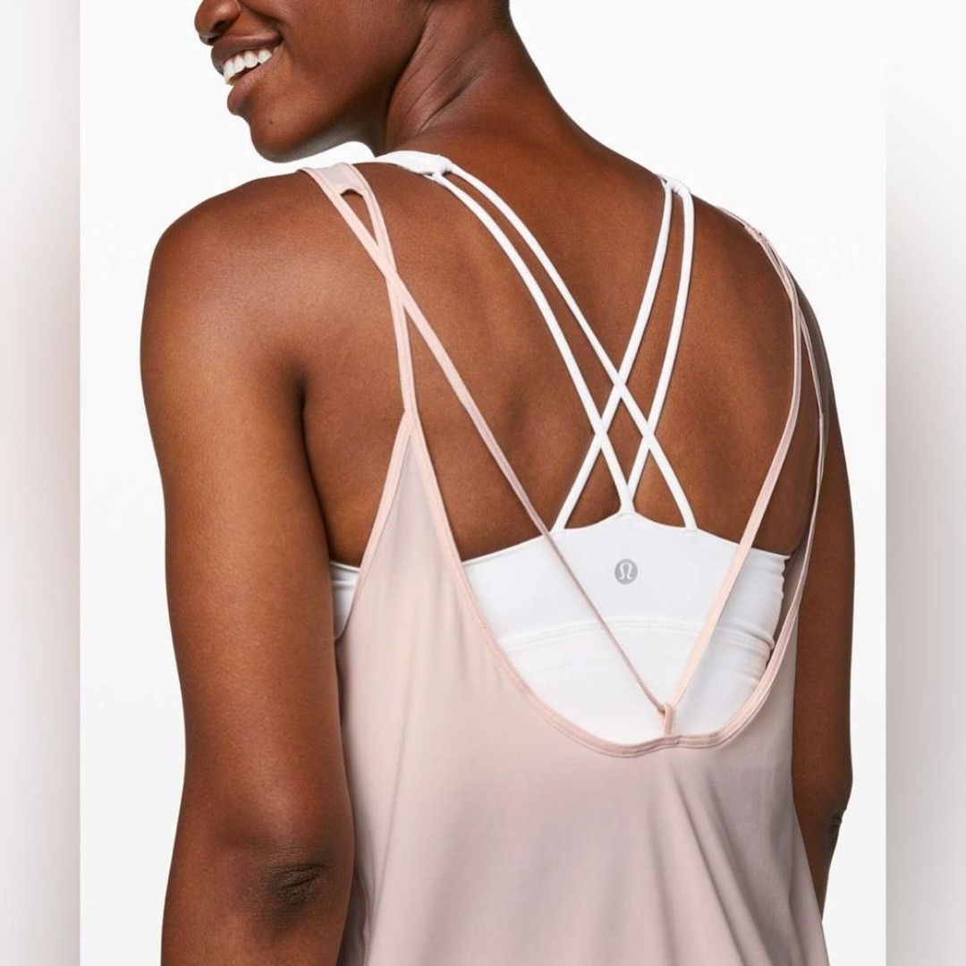 Lululemon Let it Slip Tank Butter Pink Size 4