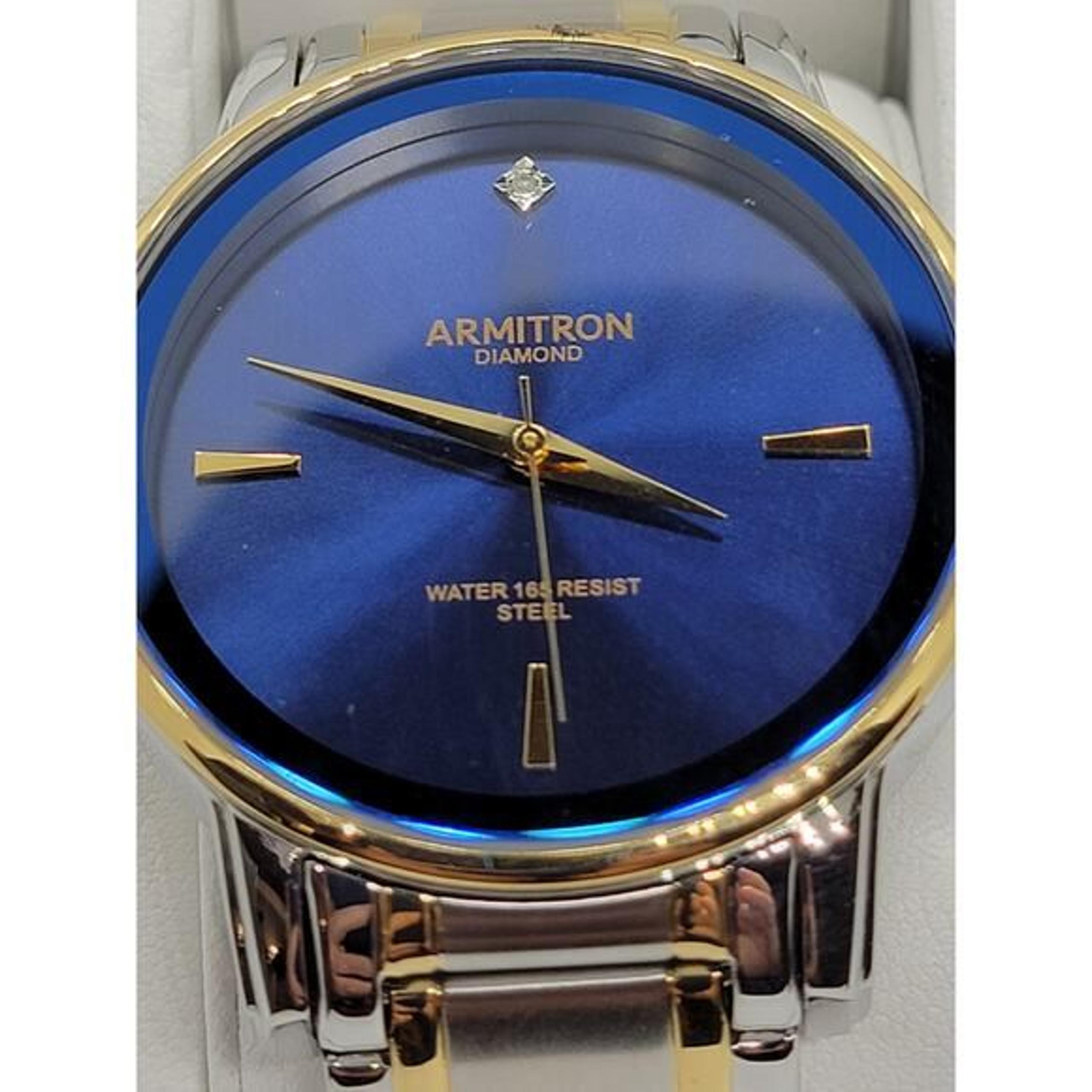 Armitron Men's Diamond-Accented Bracelet Watch