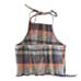 American Eagle Plaid Cropped Smocked Halter Top