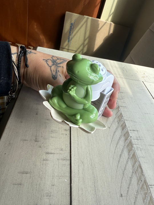 Yoga Frog Adjustable Nightlight plug in