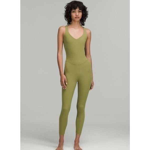 Lululemon Align Bodysuit Bronze Green Women’s Sz 6
