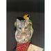 Reed & Barton Glass Ornament Cat In Stoking Cristalized w/Swarovski C3103 Rare
