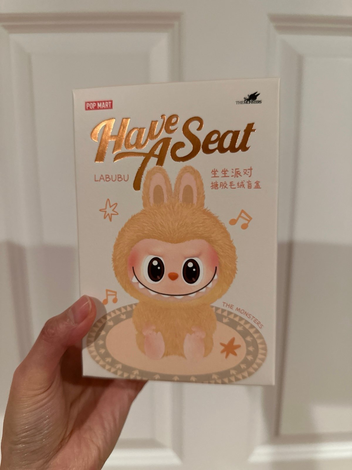 Authentic Pop Mart labubu monsters have a seat brand new unopened