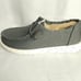 NWB Hey Dudes Womens 8 Dark Gray Wendy Stretch Canvas Slip On Shoes
