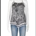 Express Snake Print Chain Tie Back Handkerchief Top. Stunning and unique! Lightw