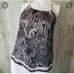 Express Snake Print Chain Tie Back Handkerchief Top. Stunning and unique! Lightw
