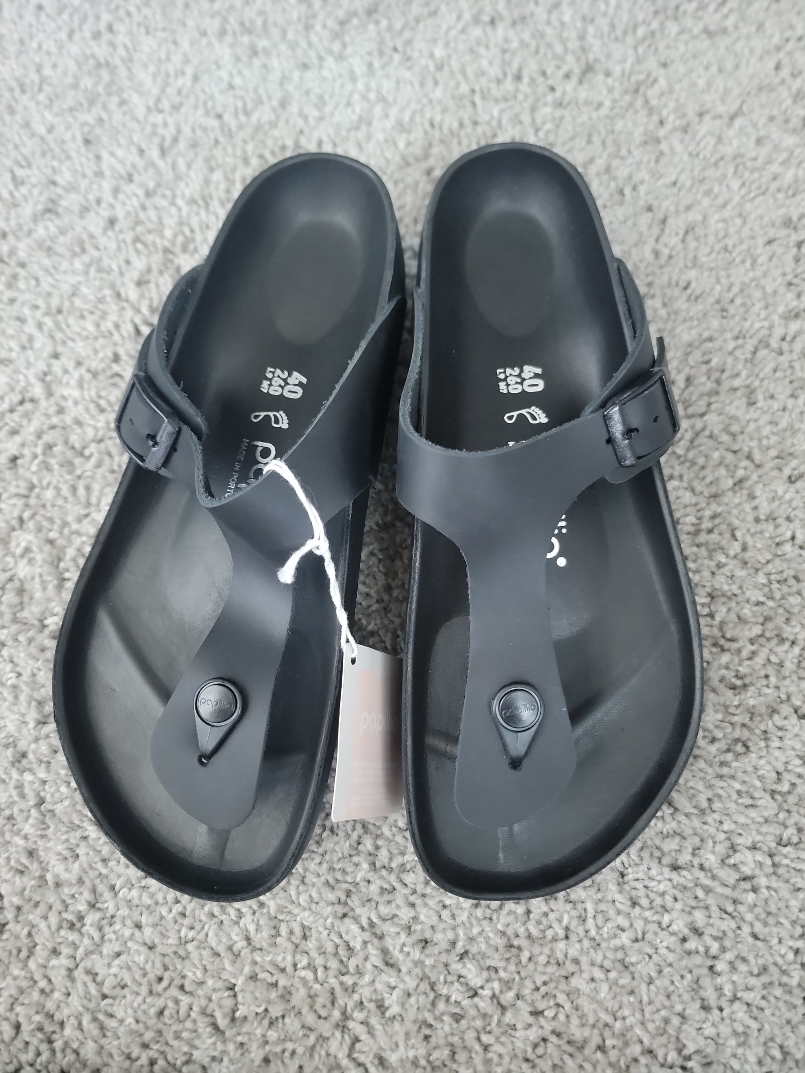 BIRKENSTOCK Papillio Gizeh PAP Black size 40