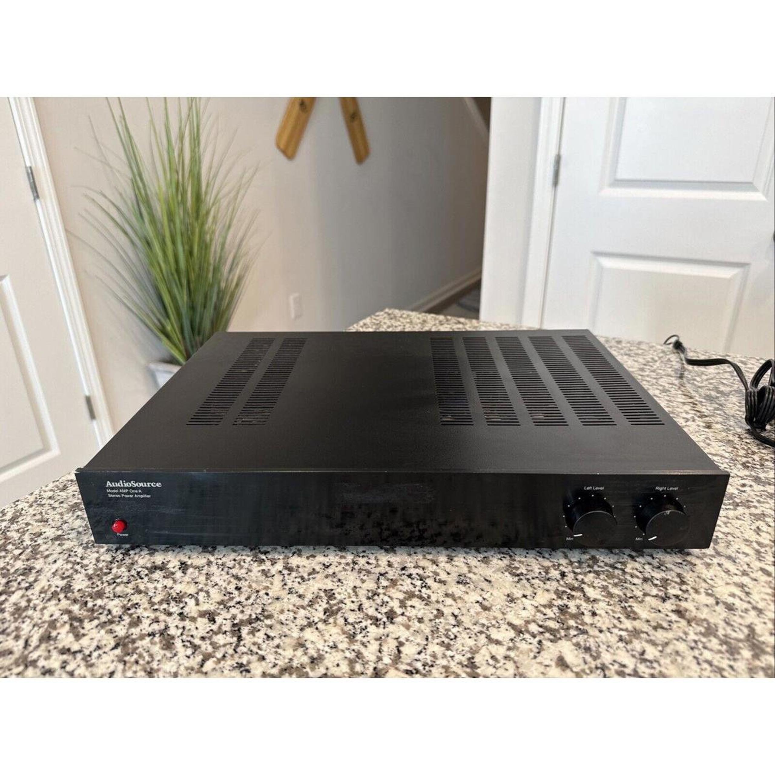 Audiosource Amp One/A Stereo Power Amplifier 2 X 80w Channel Bridgeable 200W