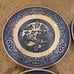 Set of 4 vintage willow ware royal China plates