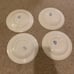 Set of 4 vintage willow ware royal China plates
