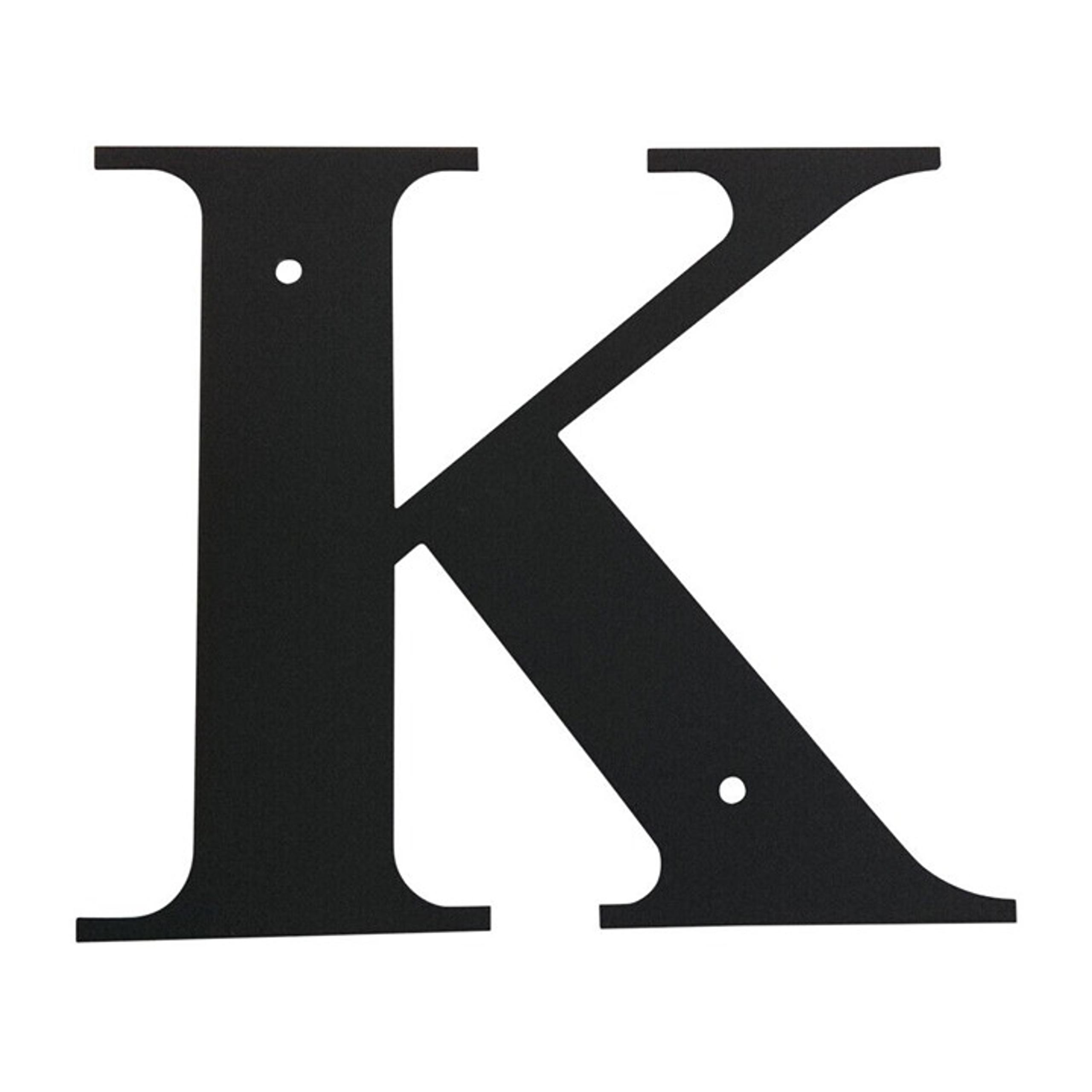 Alphabet Letter K Initial House Wall Plaque Sign Address Yard Garden Decor 6"H