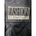 Fashion Elements Leather Long Coat Men Medium Black FullZip Pocket Insulated VTG